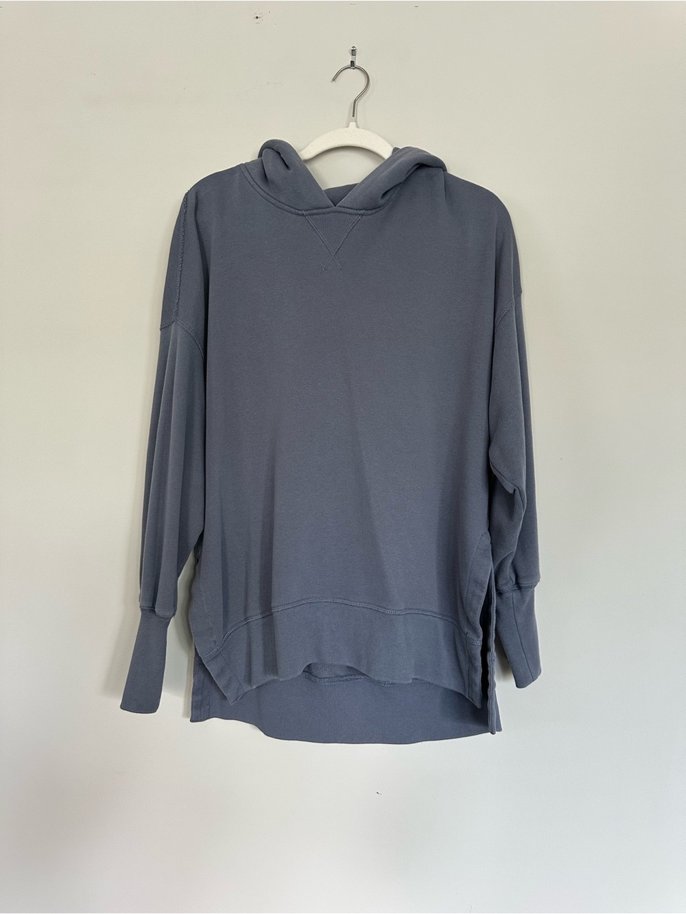 Abercrombie & Fitch Washed Slate Blue Hoodie